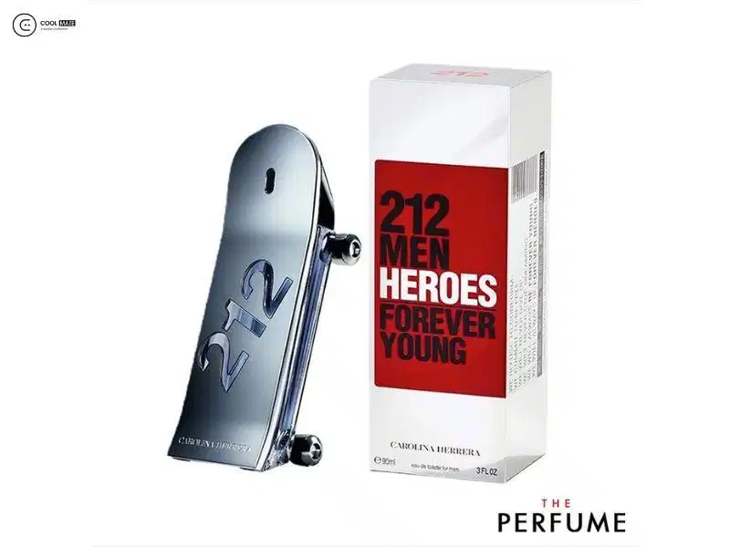 Chai nước hoa Carolina Herrera 212 Men Heroes hình ván trượt độc đáo