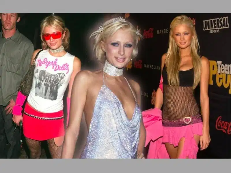 Paris Hilton với phong cách thời trang Y2K đặc trưng