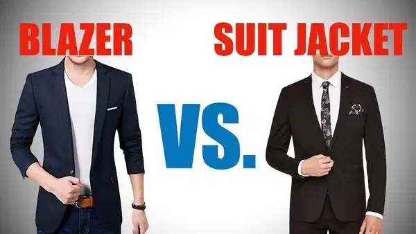 Phân biệt blazer và suit So sánh cấu trúc giữa blazer và suit jacket