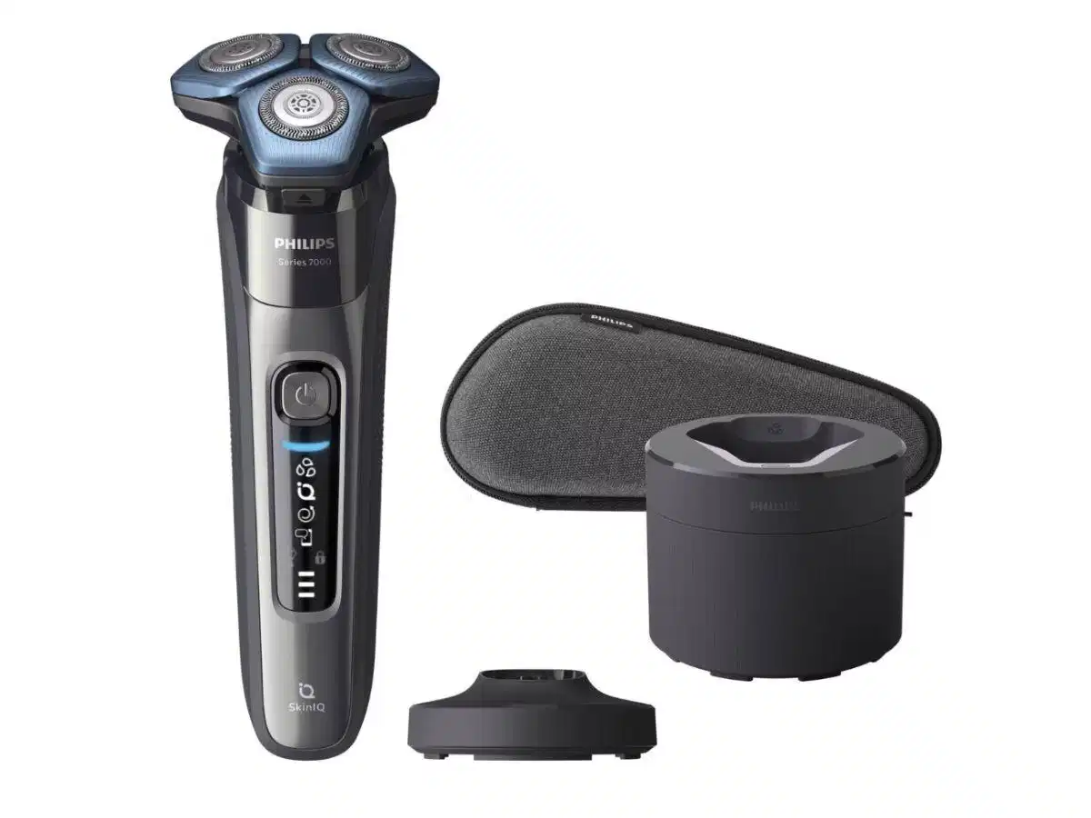 Philips Series 7000 S7788/55 chống kích ứng da Máy cạo râu Philips Series 7000 S7788/55 kèm trạm vệ sinh