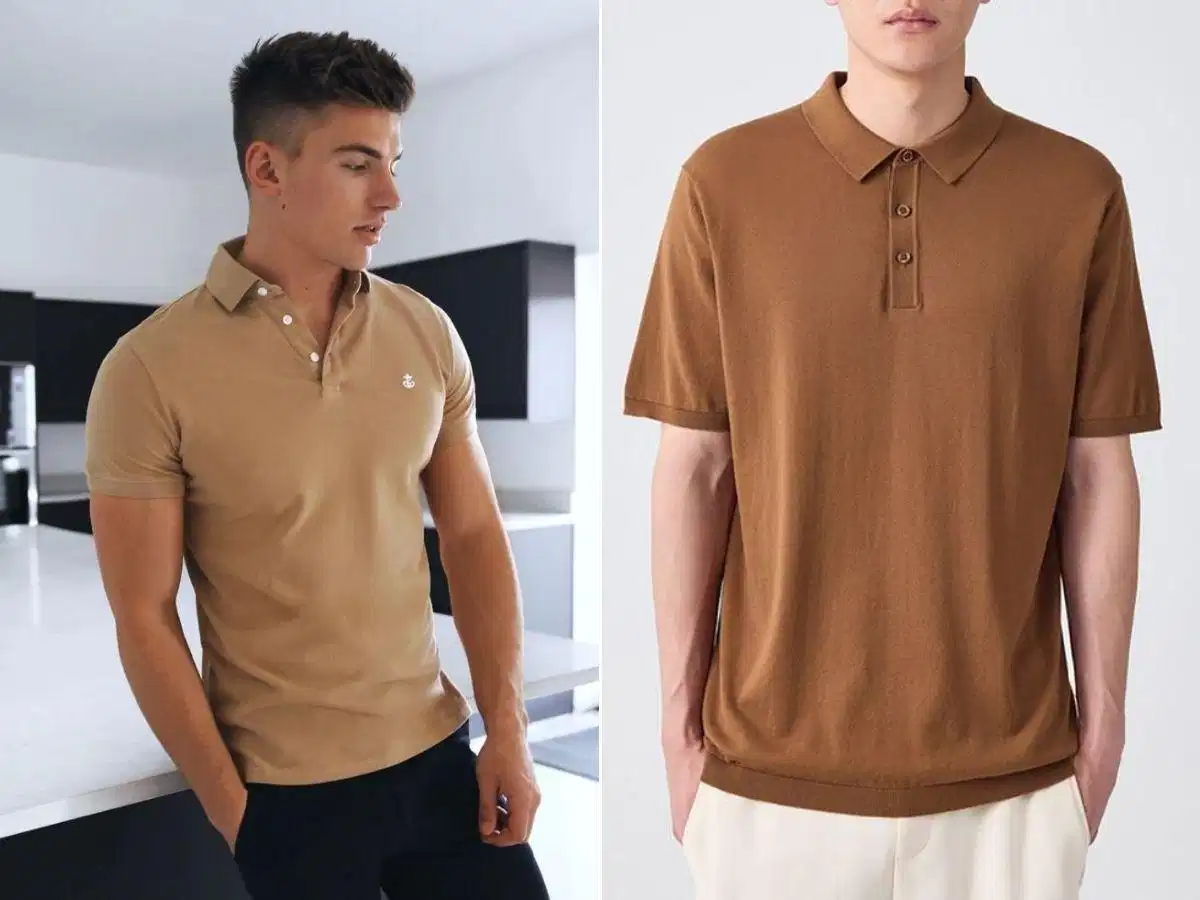 Phối đồ tối giản với áo polo màu nâu Nguyên tắc tối giản khi phối đồ với áo polo màu nâu