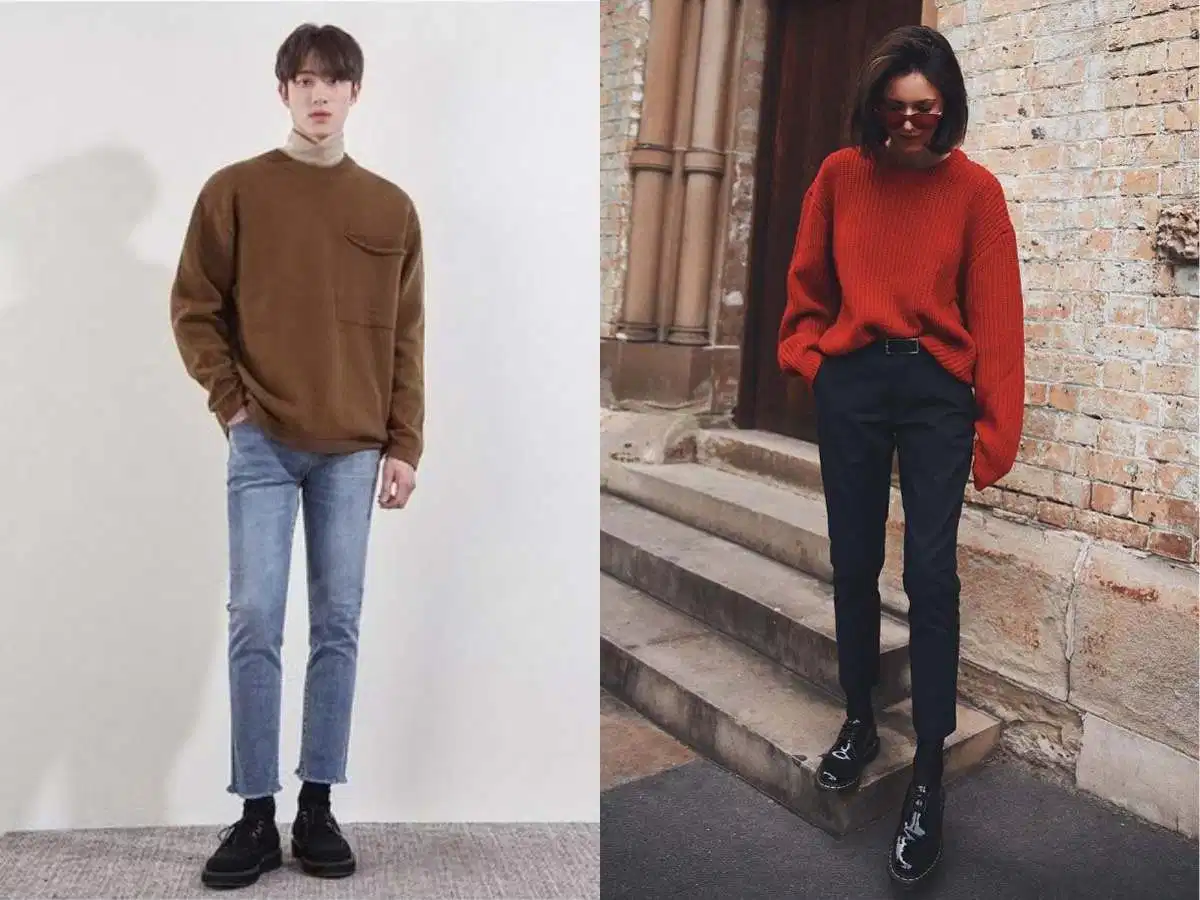 Phối áo sweater theo nhiều phong cách khác nhau Phối áo sweater theo nhiều phong cách khác nhau