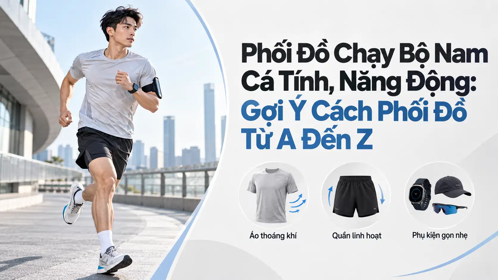 Phối Đồ Chạy Bộ Nam Cá Tính, Năng Động: Gợi Ý Cách Phối Đồ Từ A Đến Z
