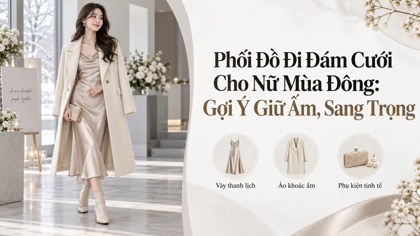 Phối Đồ Đi Đám Cưới Cho Nữ Mùa Đông: Gợi Ý Giữ Ấm, Sang Trọng