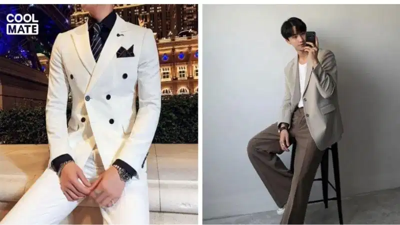 Phối đồ màu trung tính smart casual Phối đồ smart casual nam với áo khoác màu trung tính