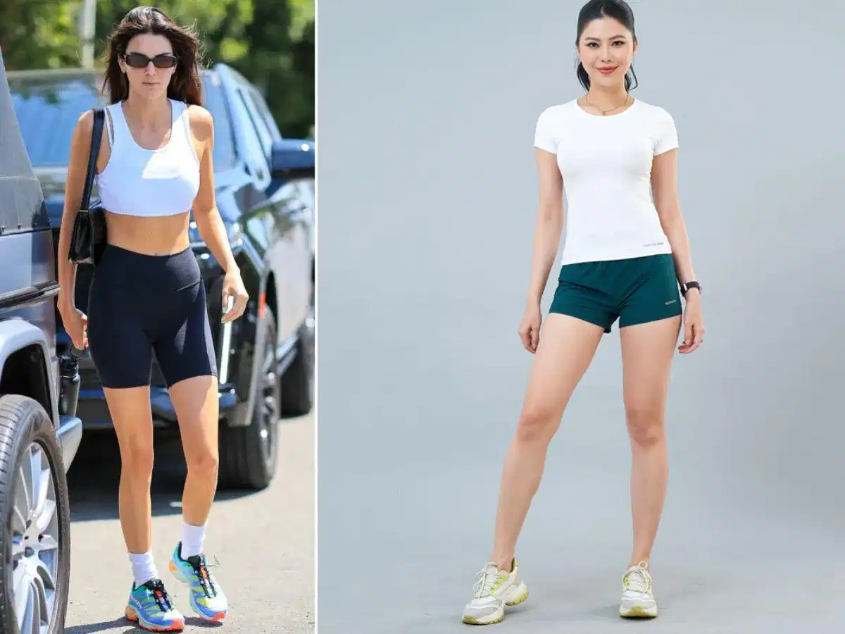 Phối màu tương phản cho đồ tập Zumba Phối màu tương phản cho đồ tập Zumba