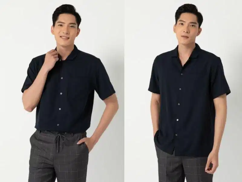 Phối đồ với áo sơ mi tay ngắn nam cổ đứng Phối đồ với áo sơ mi tay ngắn nam cổ đứng