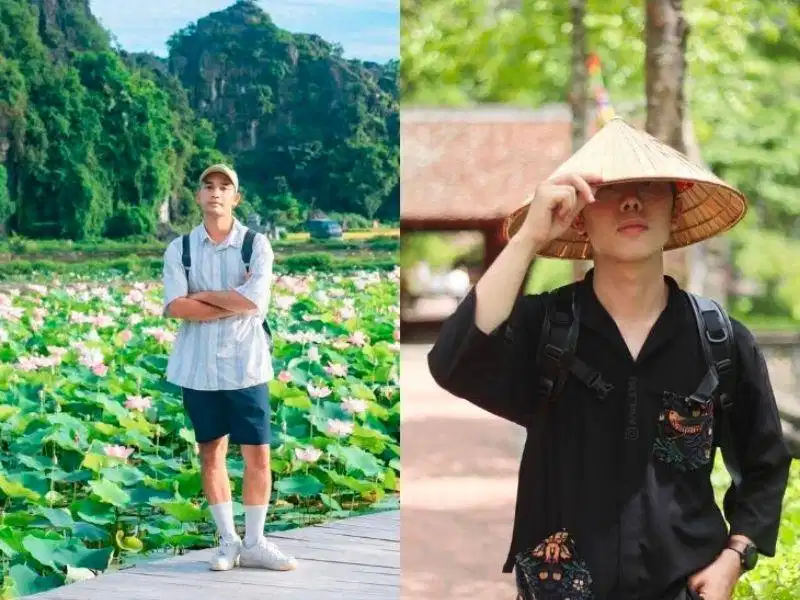Phối hợp chất liệu trang phục và balo Đồng bộ chất liệu giữa balo da và các chi tiết trang phục