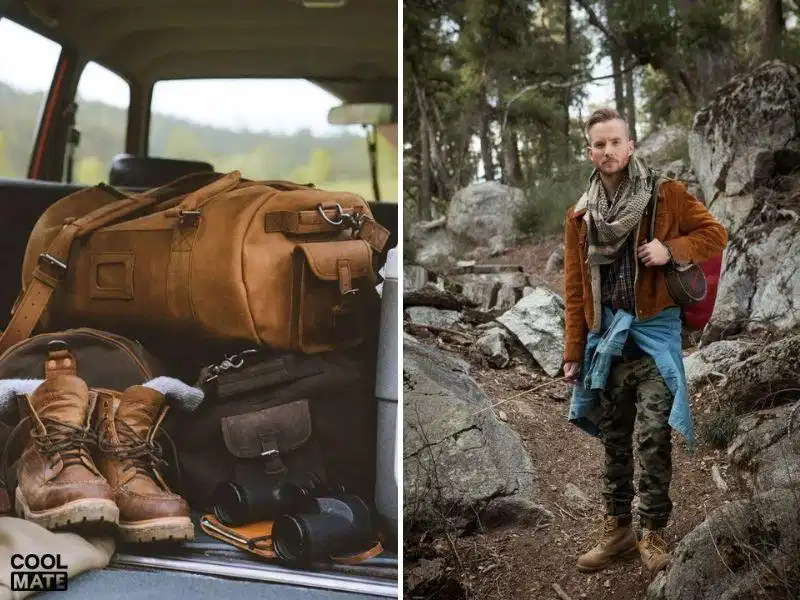Phong cách phượt dã ngoại Trang phục dã ngoại workwear phối cùng bốt Dr Martens