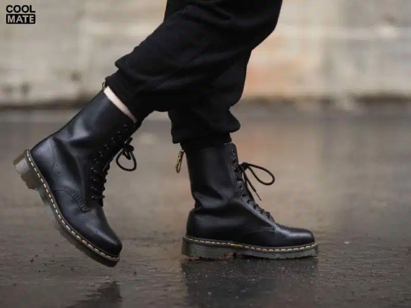 Da Smooth truyền thống Giày Dr Martens chất liệu da mịn Smooth leather