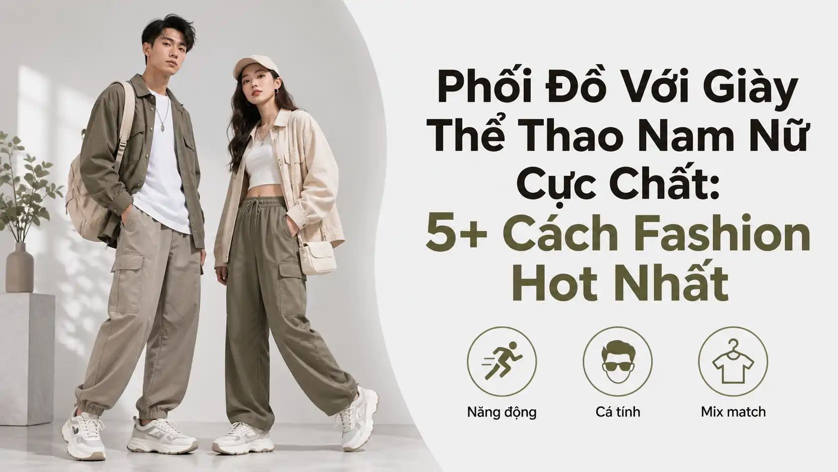 Cách Phối Đồ Với Giày Thể Thao Nam Nữ Đẹp Và Thời Thượng