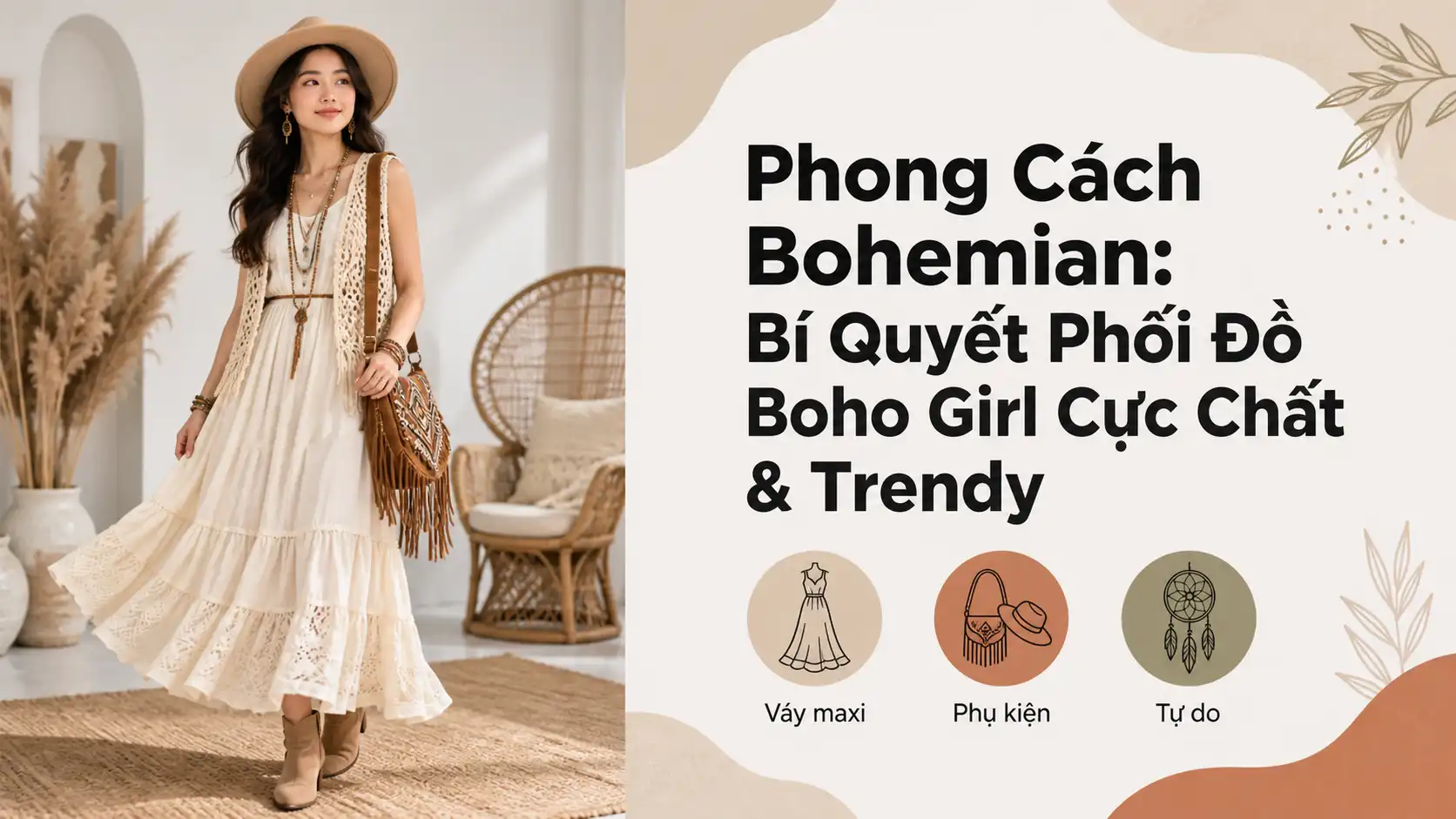 Phong Cách Bohemian: Bí Quyết Phối Đồ Boho Chất & Trendy
