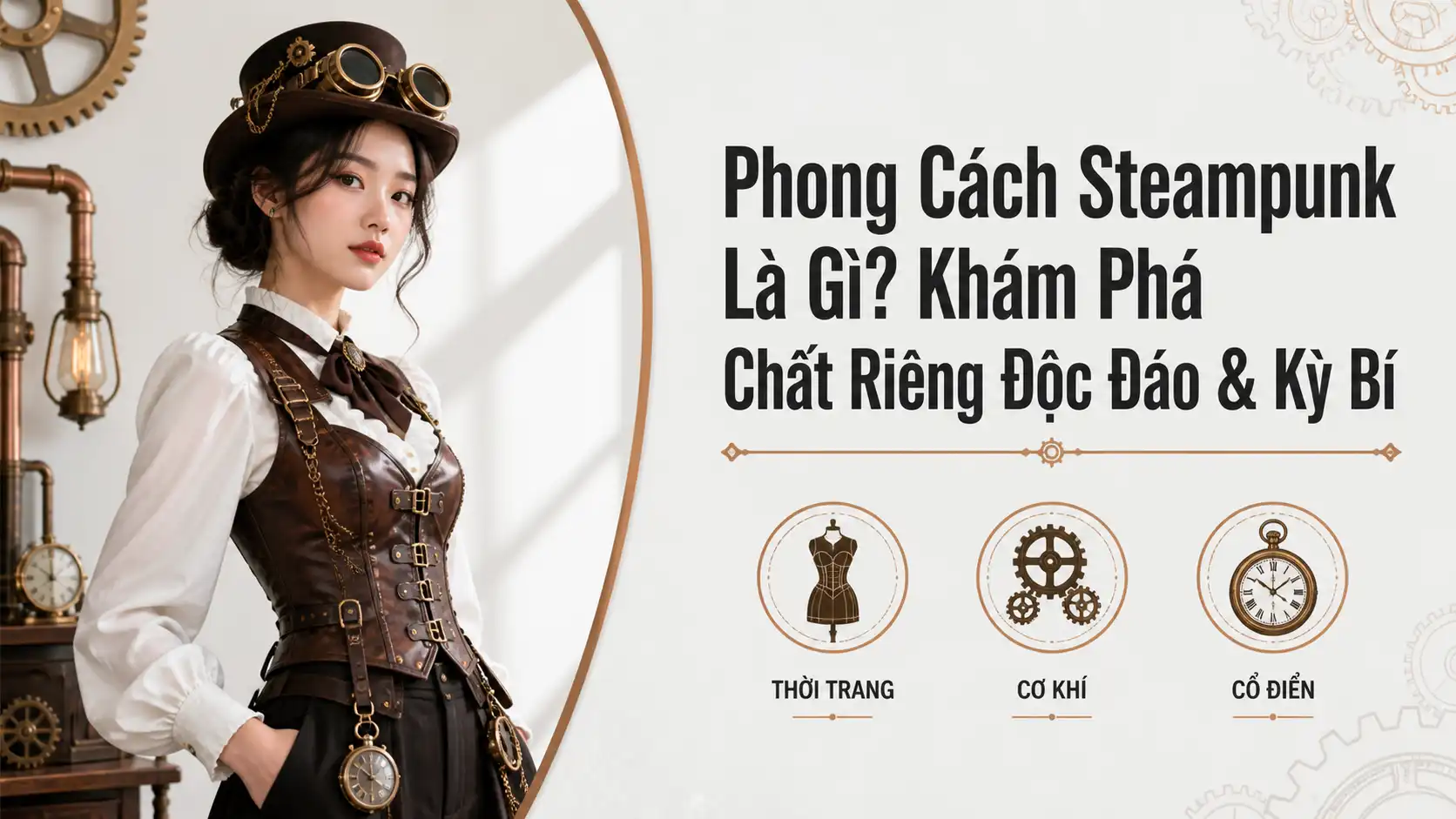 Phong Cách Steampunk Là Gì? Nét Độc Đáo & Kỳ Bí Của Thể Loại Này