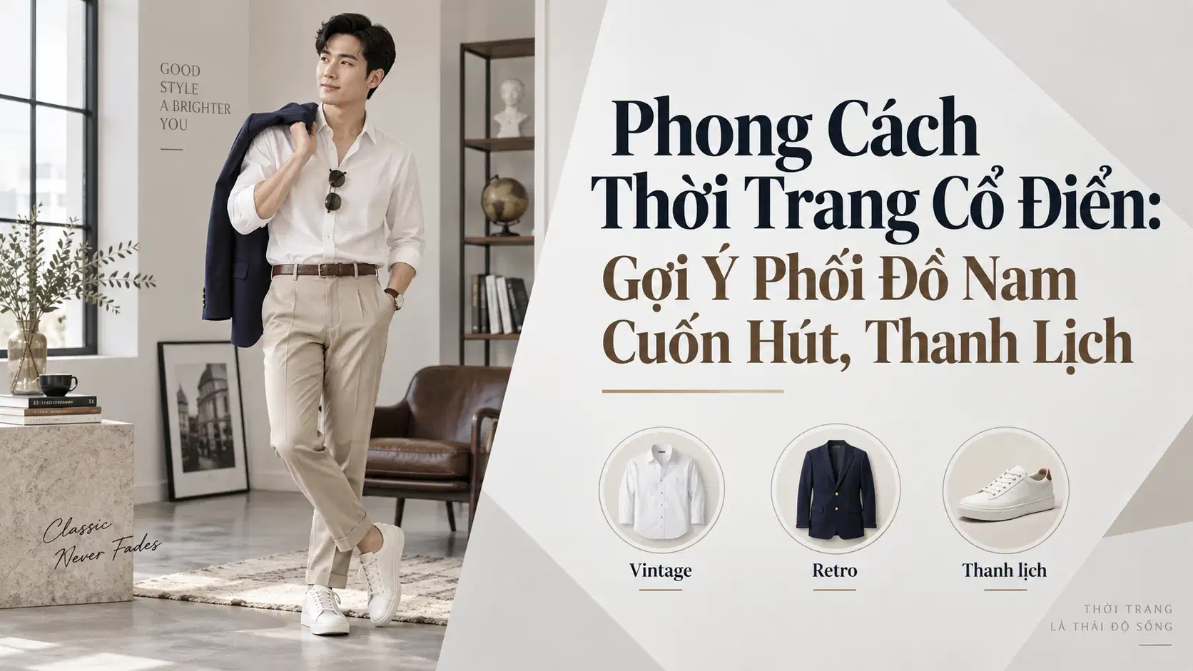 Phong Cách Thời Trang Cổ Điển: Gợi Ý Phối Đồ Nam Cuốn Hút, Thanh Lịch