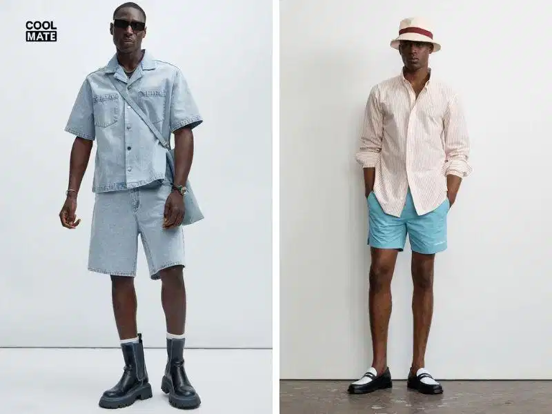 Lựa chọn phụ kiện thích hợp khi diện quần short Lựa chọn phụ kiện thích hợp khi diện quần short
