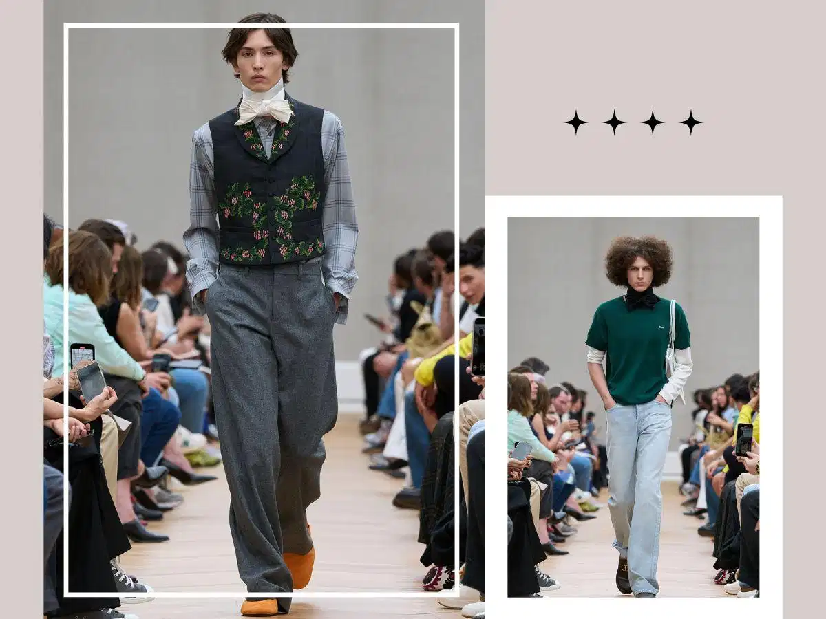 Phụ kiện trong BST Dior Men Xuân Hè 2026 với túi xách và giày da lộn Phụ kiện trong BST Dior Men Xuân Hè 2026 với túi xách và giày da lộn