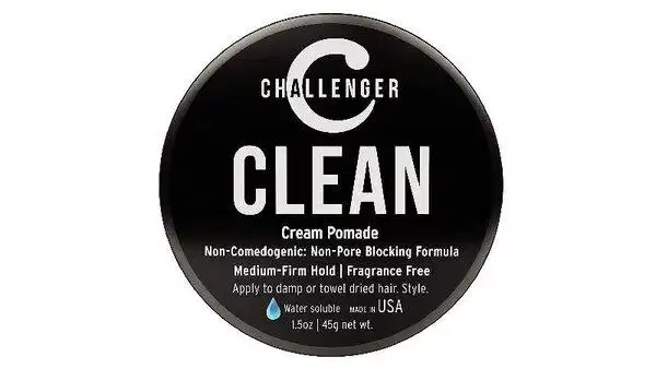 Challenger Men’s Clean Cream Pomade Challenger Clean Cream Pomade