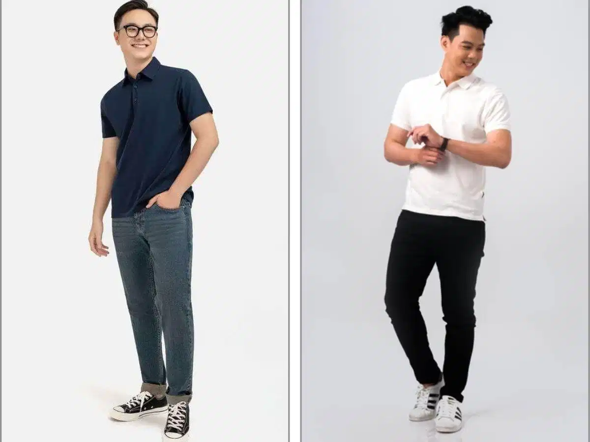 Phối đồ Normcore nam hài hòa Tổng thể trang phục Normcore nam phối hài hòa về màu sắc và phom dáng