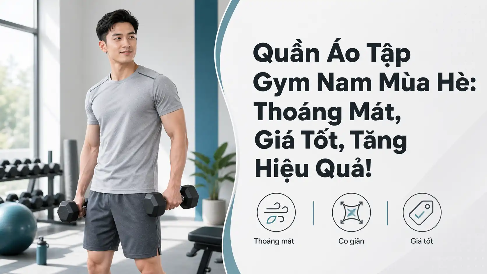 Quần Áo Tập Gym Nam Mùa Hè Thoáng Mát, Giá Tốt