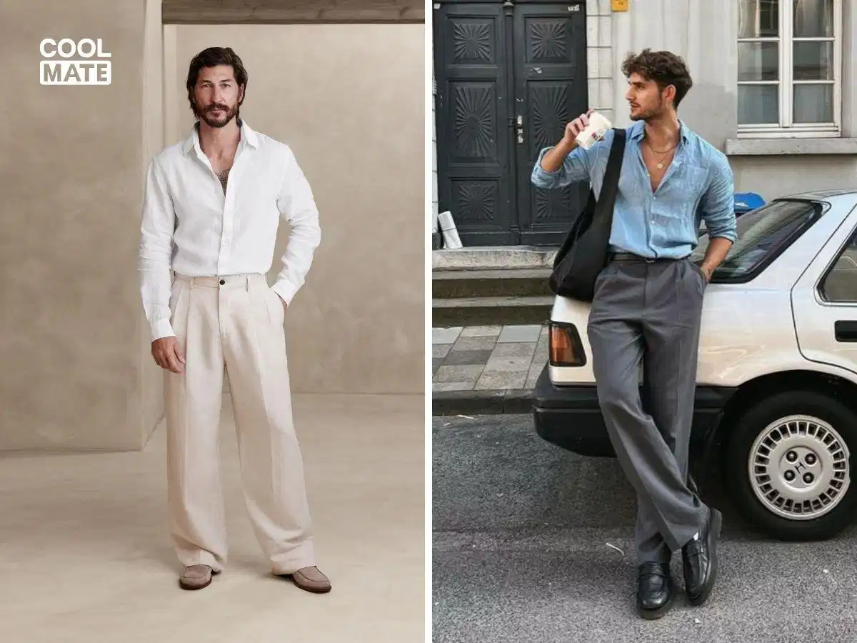 Quần âu lịch lãm nam Quần âu lịch lãm trong phong cách business casual