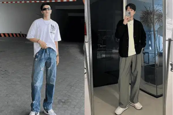 Mẫu quần baggy nam kẻ sọc Papy Shop Mẫu quần baggy nam kẻ sọc tại Papy Shop