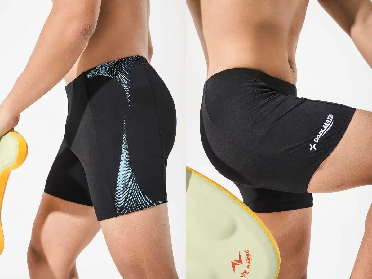 Quần bơi Boardshorts dáng rộng dài ngang gối cho hoạt động thể thao biển