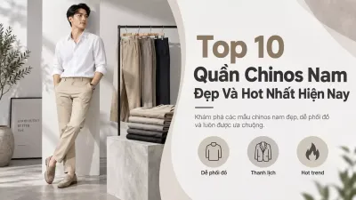 Top 10 Quần Chinos Nam Đẹp Và Hot Nhất Hiện Nay