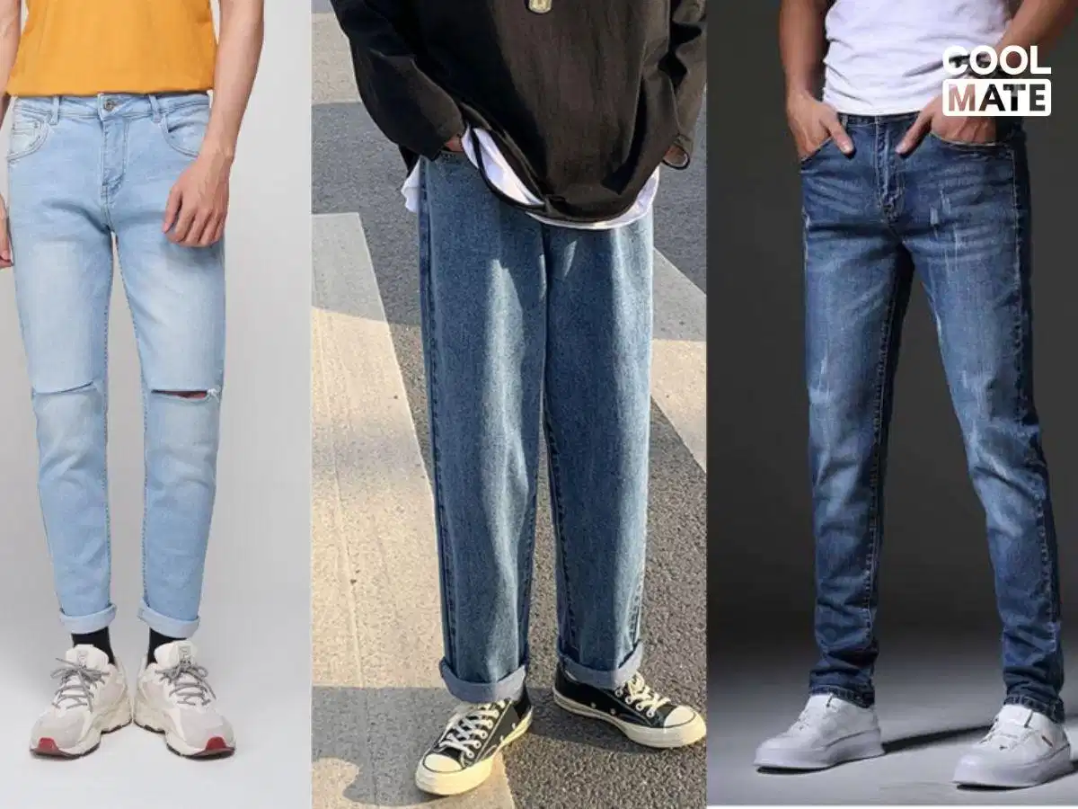 Áo thun oversize phối với quần jean ống đứng Áo thun oversize phối với quần jean ống đứng