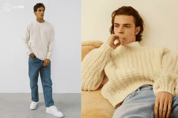 Phối quần jeans dài nam trong mùa lạnh Phối quần jeans dài nam trong mùa lạnh