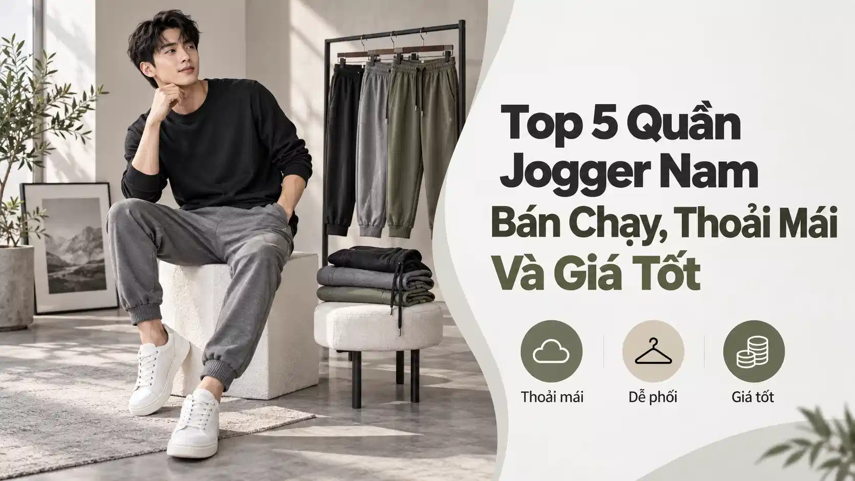 Top 5 Quần Jogger Nam Bán Chạy, Thoải Mái Và Giá Tốt