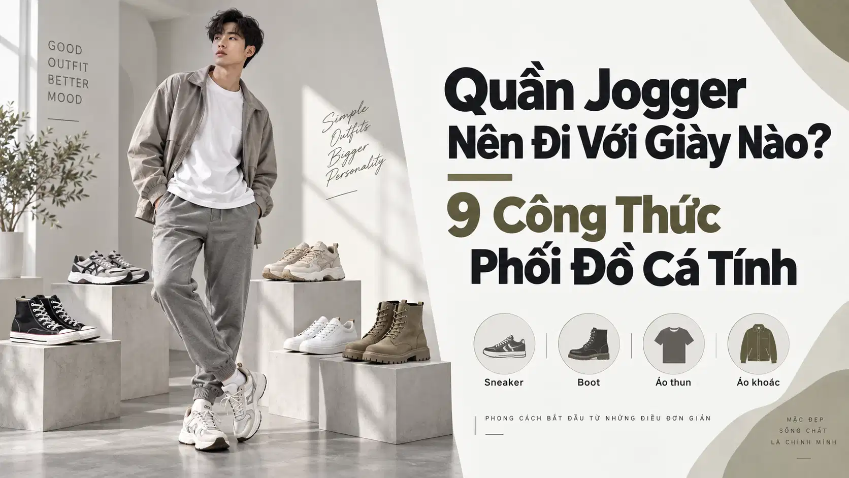 Quần Jogger Nên Đi Với Giày Nào? 9 Công Thức Phối Đồ Cá Tính
