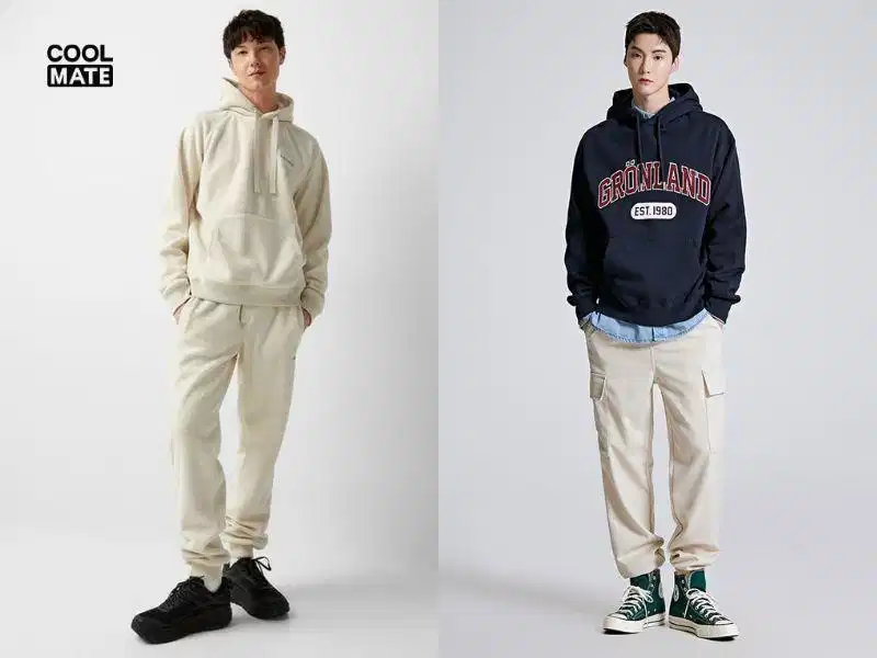 Quần jogger x áo hoodie Quần jogger x áo hoodie