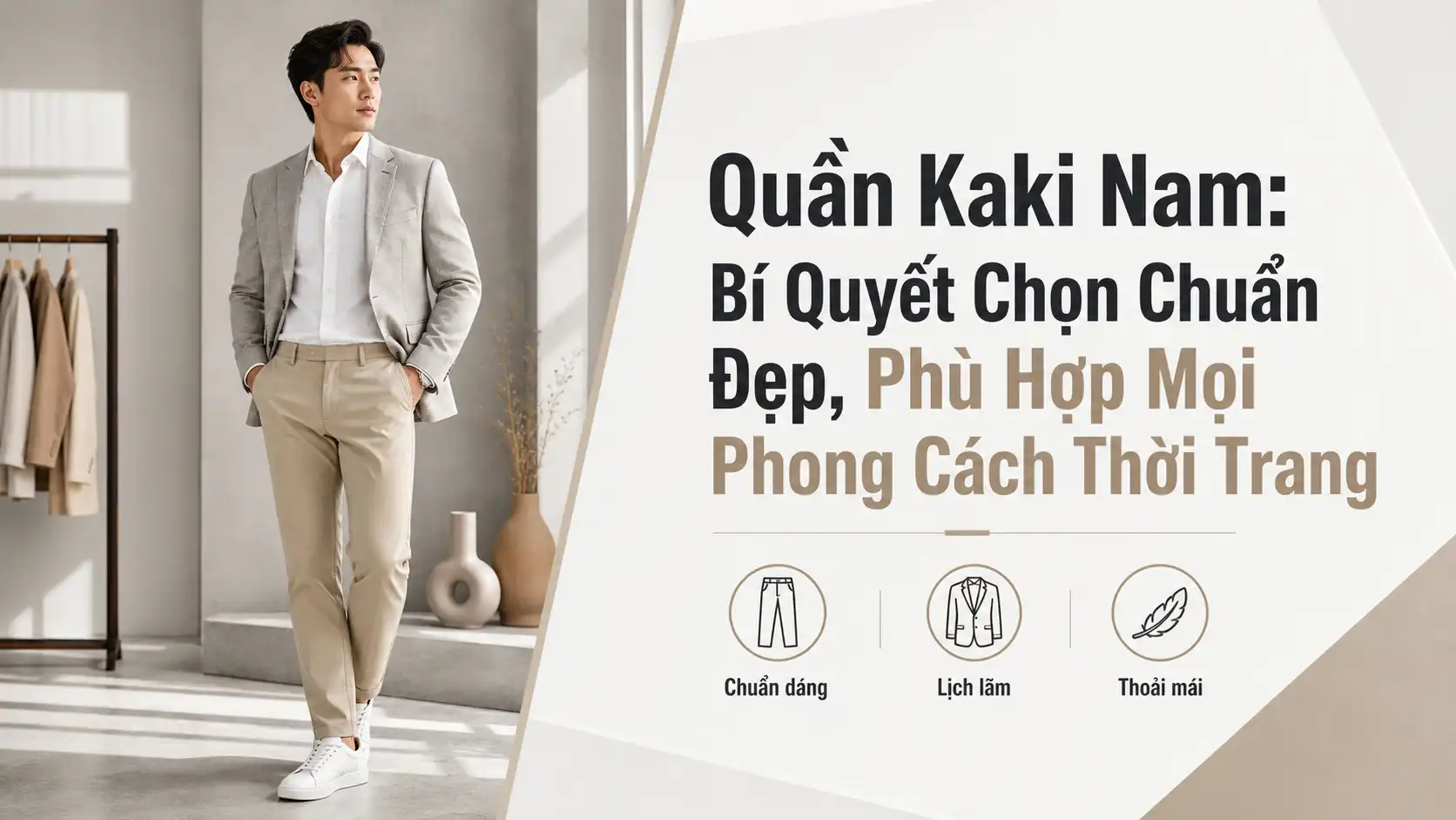 Quần Kaki Nam: Cách Chọn Đẹp, Phù Hợp Mọi Phong Cách
