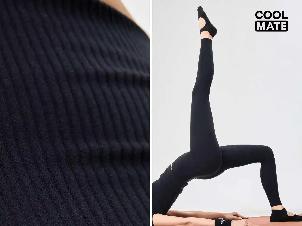 Legging cho hoạt động thể thao cần được kiểm tra độ co giãn và độ che phủ Legging cho hoạt động thể thao cần được kiểm tra độ co giãn và độ che phủ