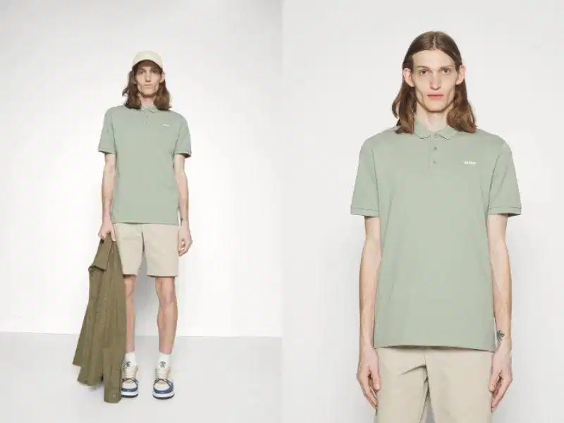 Quần màu basic phối với áo thun màu xanh pastel Quần màu basic phối với áo thun màu xanh pastel