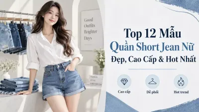 Top 12 Mẫu Quần Short Jean Nữ Đẹp, Cao Cấp & Hot Nhất