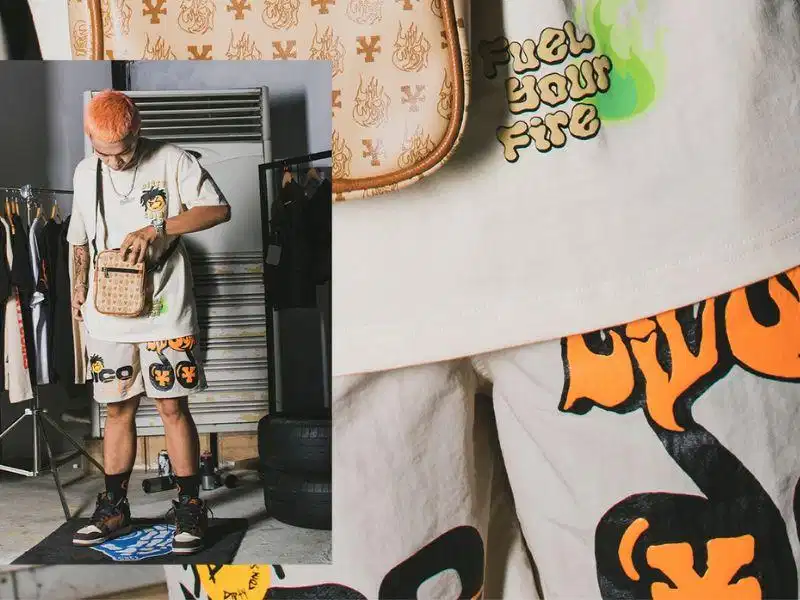 Quần short nam Dirty Coins theo tinh thần streetwear Quần short nam Dirty Coins theo tinh thần streetwear