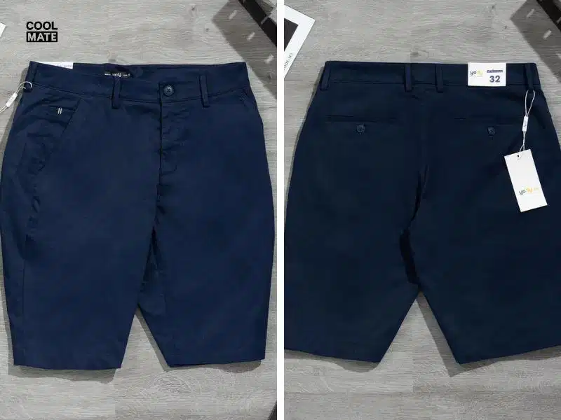 Quần short nam xanh dương từ Yody Quần short nam xanh dương từ Yody