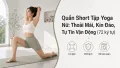 Quần Short Yoga Nữ - Thoải Mái, Kín Đáo, Tự Tin Vận Động