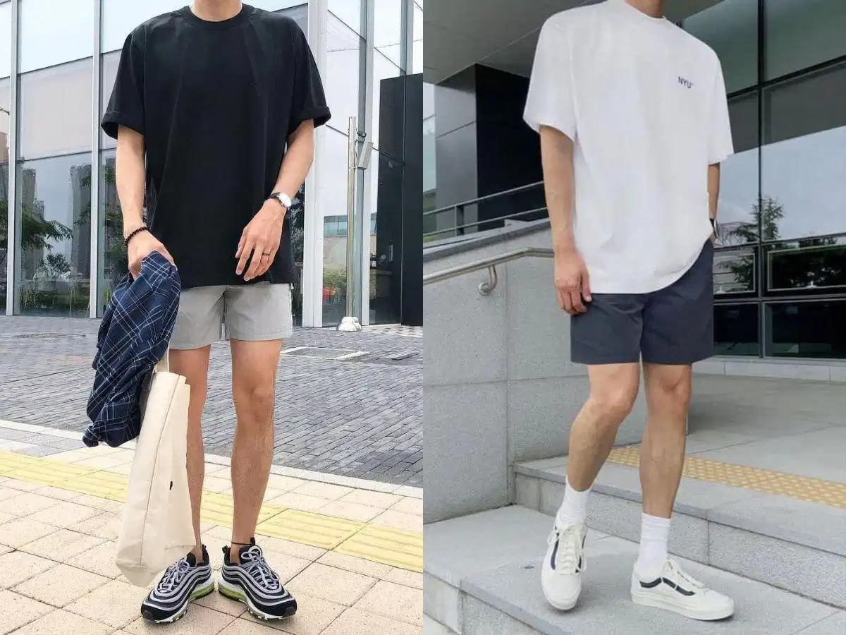 Quần short xám nên mang giày gì? Gợi ý giày mang cùng quần short xám