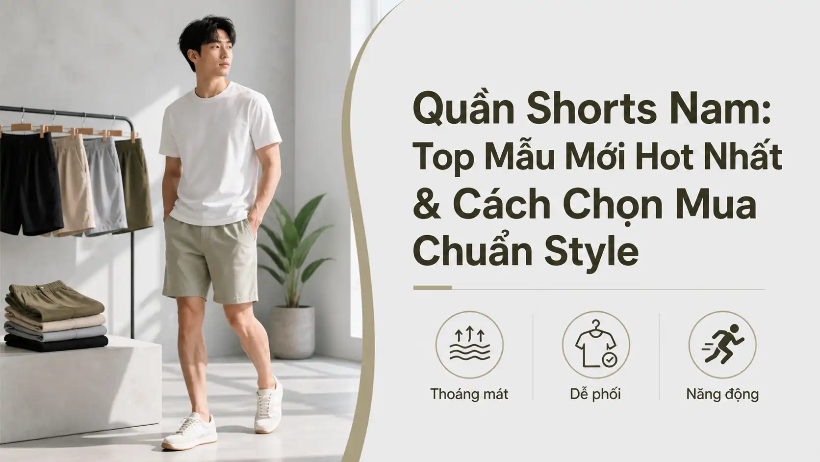 Quần Shorts Nam Đẹp Nhất - Mẫu Hot & Cách Chọn Chuẩn Style