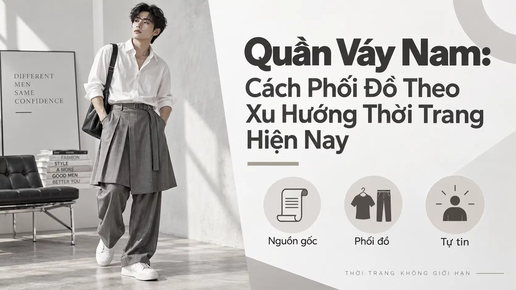 Quần Váy Nam: Cách Phối Đồ Theo Xu Hướng Thời Trang Hiện Nay