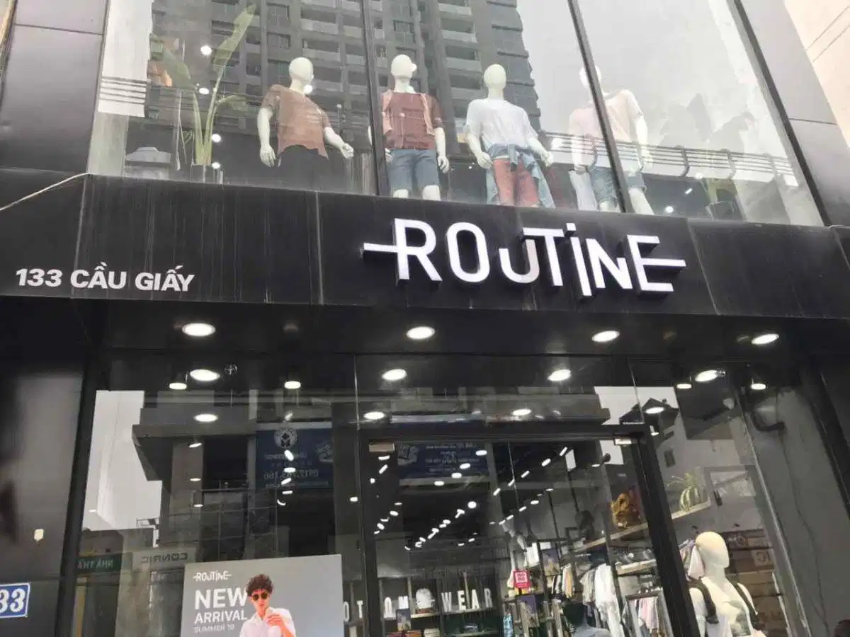 Áo phao nam Routine phom dáng thời trang hiện đại