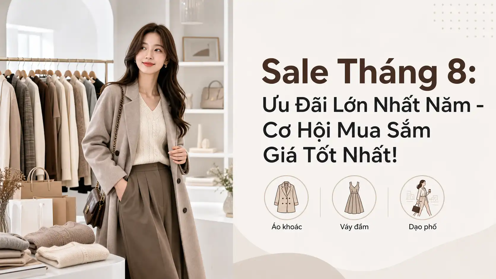 Sale Tháng 8 - Ưu Đãi Lớn Nhất Năm, Mua Sắm Giá Tốt