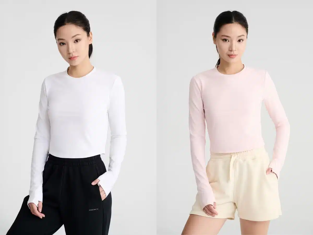 Áo dài tay thể thao nữ Croptop Flex Áo dài tay thể thao nữ Croptop Flex