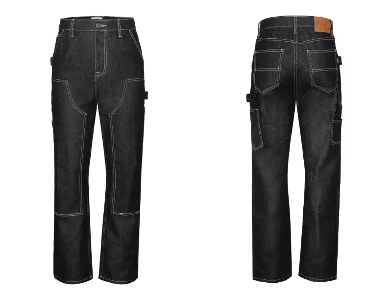 Quần Double Knees Work Pants Quần Double Knees Work Pants Raw Non-Selvedge