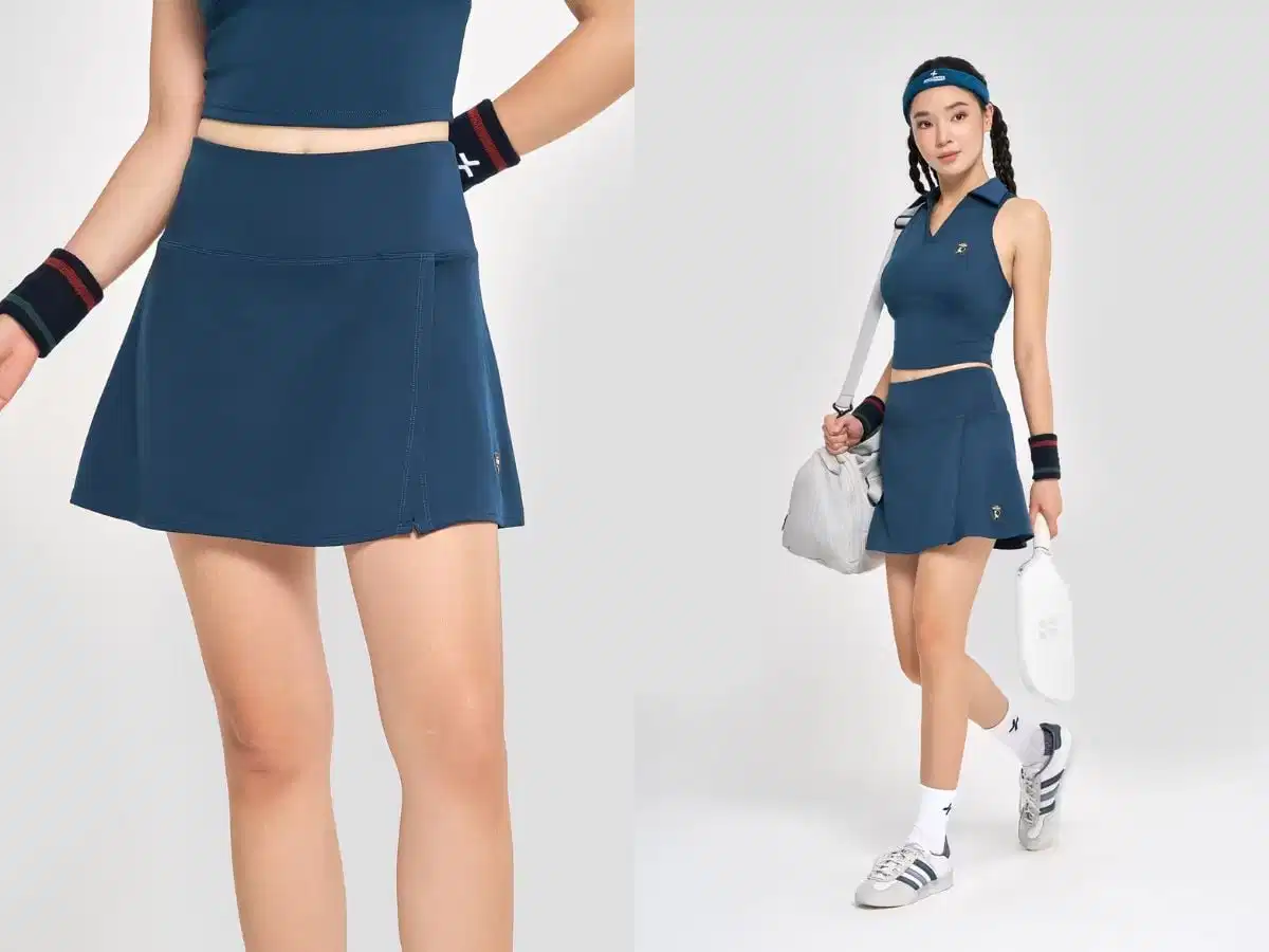 Váy thun knit Pickleball Smash Shot trong set đồ thể thao nữ Váy thun knit Pickleball Smash Shot trong set đồ thể thao nữ