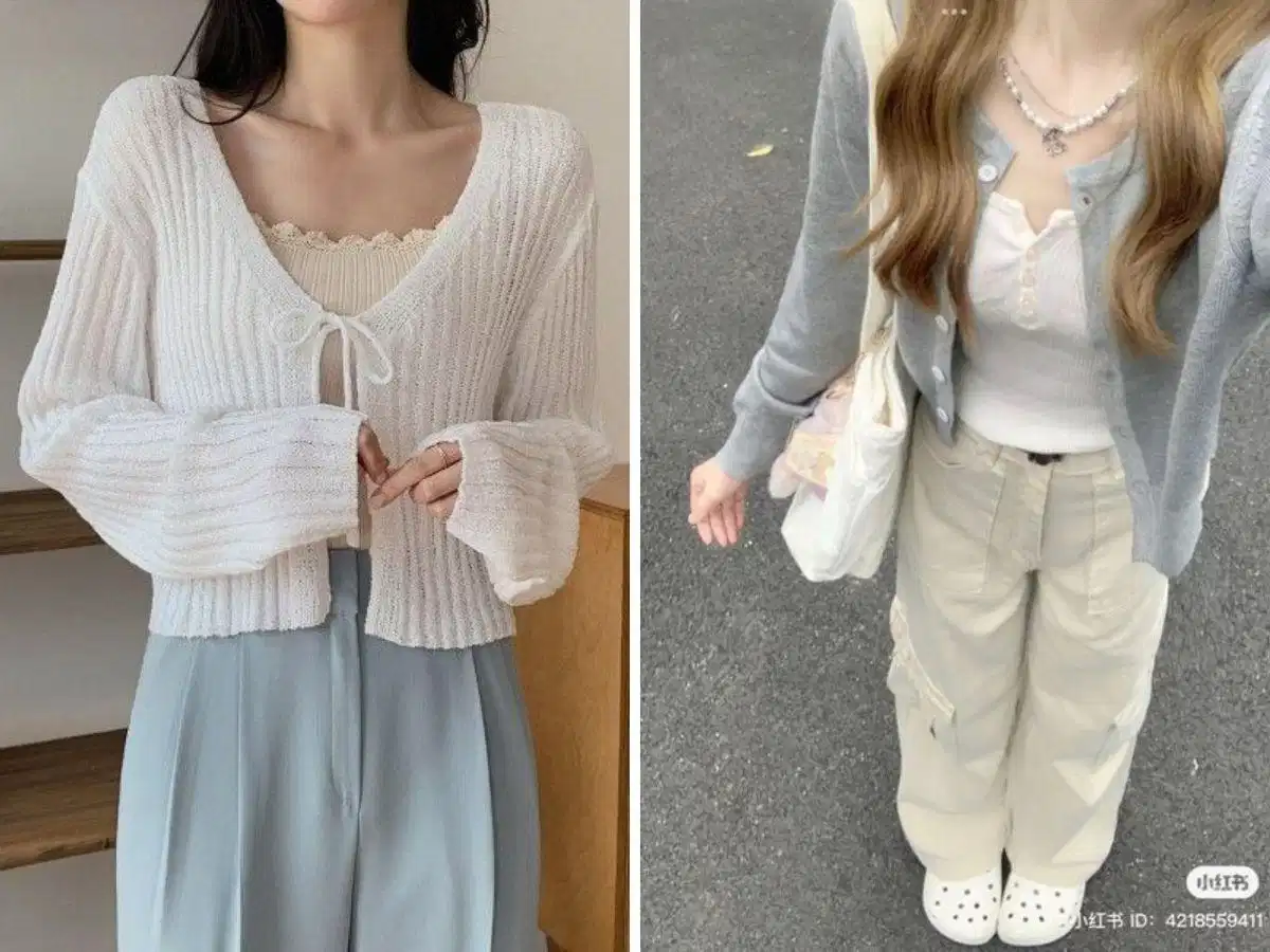 Sành điệu hơn khi kết hợp croptop với áo khoác mỏng Phối áo croptop với áo khoác mỏng khi đi làm