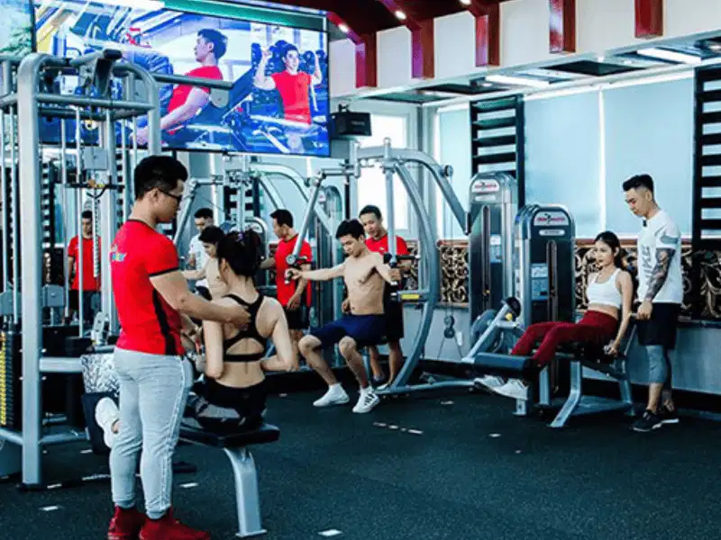 Không gian phòng tập Sanny Wow Fitness & Yoga
