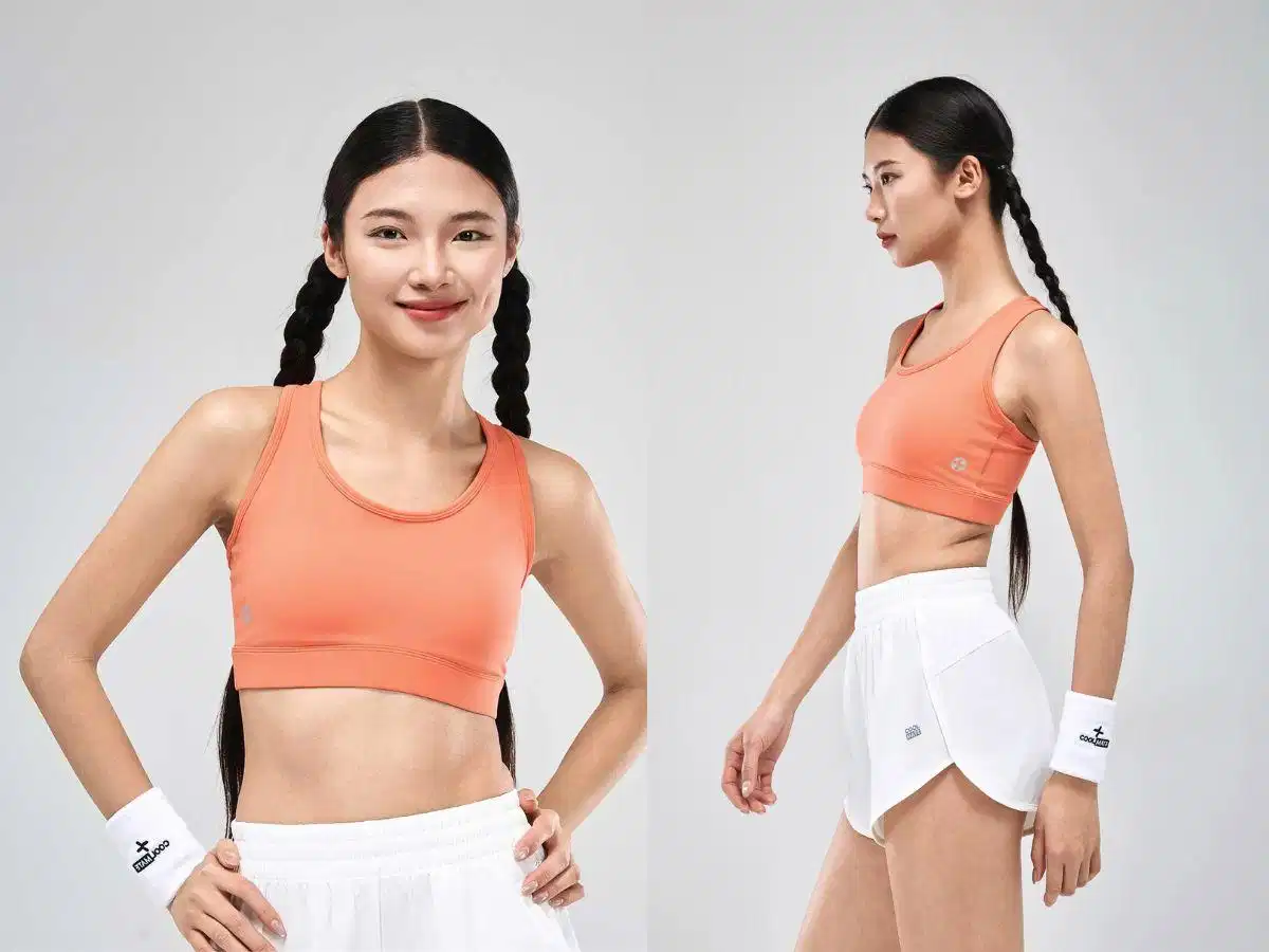 Phối Woven Short với áo bra thể thao Phối Woven Short với áo bra thể thao